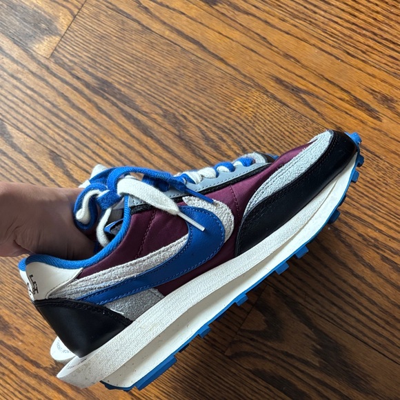 Nike Shoes - Nike Blue, Burgundy and Black Retro Runner Sneaker